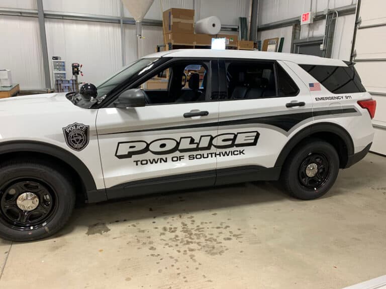 SPD police vehicle graphics