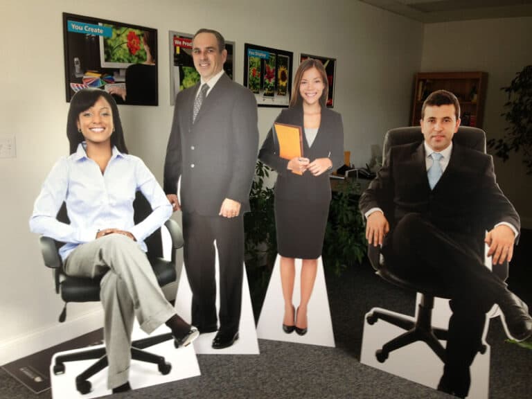 Life-size promotional cutout