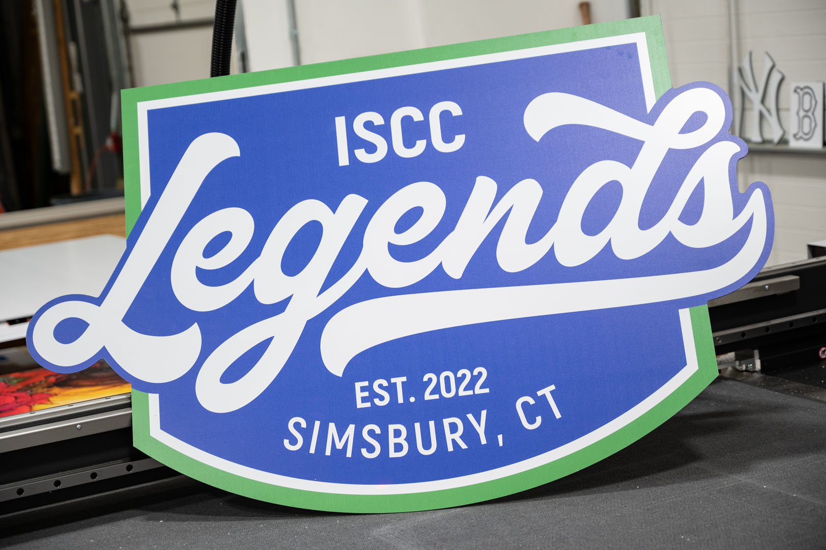 ISCC Legends Simsbury, CT Contour Sign